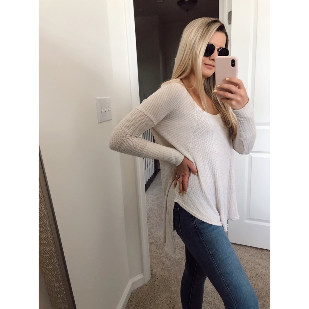 *SOLD* Free People Waffle Thermal